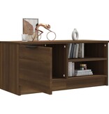 VidaXL Tv-meubel 80x35x36,5 cm bewerkt hout bruin eikenkleur