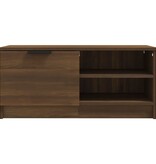 VidaXL Tv-meubel 80x35x36,5 cm bewerkt hout bruin eikenkleur