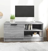 VidaXL Tv-meubel 80x35x36,5 cm bewerkt hout grijs sonoma eikenkleurig