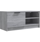 VidaXL Tv-meubel 80x35x36,5 cm bewerkt hout grijs sonoma eikenkleurig