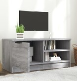 VidaXL Tv-meubel 80x35x36,5 cm bewerkt hout grijs sonoma eikenkleurig