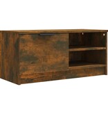 VidaXL Tv-meubel 80x35x36,5 cm bewerkt hout gerookt eikenkleurig