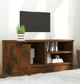 VidaXL Tv-meubel 80x35x36,5 cm bewerkt hout gerookt eikenkleurig