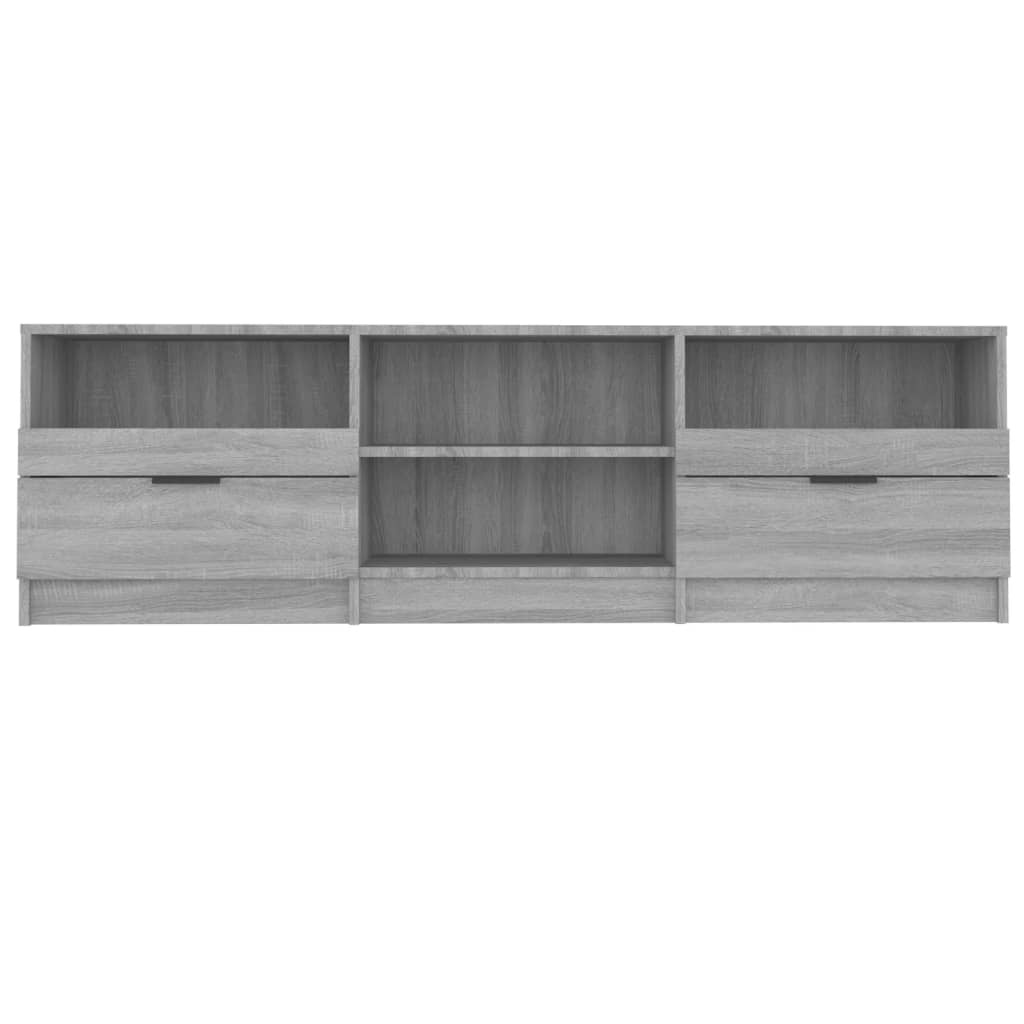 VidaXL Tv-meubel 150x33,5x45 cm bewerkt hout grijs sonoma eikenkleurig