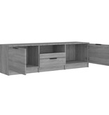 VidaXL Tv-meubel 140x35x40 cm bewerkt hout grijs sonoma eikenkleurig