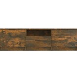 VidaXL Tv-meubel 140x35x40 cm bewerkt hout gerookt eikenkleurig