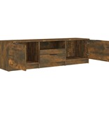 VidaXL Tv-meubel 140x35x40 cm bewerkt hout gerookt eikenkleurig