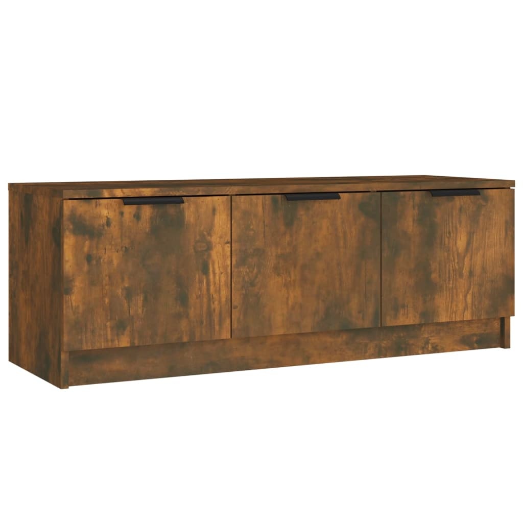 VidaXL Tv-meubel 102x35x36,5 cm bewerkt hout gerookt eikenkleurig