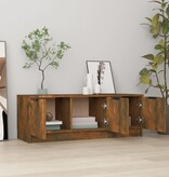 VidaXL Tv-meubel 102x35x36,5 cm bewerkt hout gerookt eikenkleurig