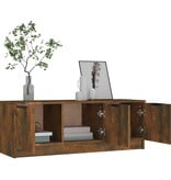 VidaXL Tv-meubel 102x35x36,5 cm bewerkt hout gerookt eikenkleurig