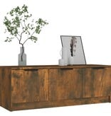 VidaXL Tv-meubel 102x35x36,5 cm bewerkt hout gerookt eikenkleurig