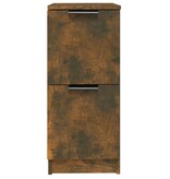 VidaXL Dressoir 30x30x70 cm bewerkt hout gerookt eikenkleurig