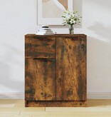 VidaXL Dressoir 60x30x70 cm bewerkt hout gerookt eikenkleurig