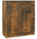 VidaXL Dressoir 60x30x70 cm bewerkt hout gerookt eikenkleurig