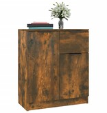 VidaXL Dressoir 60x30x70 cm bewerkt hout gerookt eikenkleurig