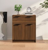 VidaXL Dressoir 60x30x70 cm bewerkt hout bruin eikenkleur
