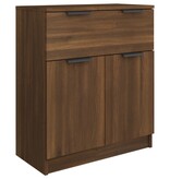 VidaXL Dressoir 60x30x70 cm bewerkt hout bruin eikenkleur