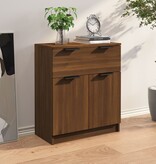 VidaXL Dressoir 60x30x70 cm bewerkt hout bruin eikenkleur