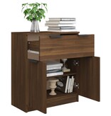 VidaXL Dressoir 60x30x70 cm bewerkt hout bruin eikenkleur