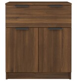 VidaXL Dressoir 60x30x70 cm bewerkt hout bruin eikenkleur