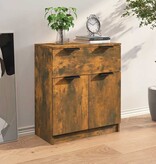 VidaXL Dressoir 60x30x70 cm bewerkt hout gerookt eikenkleurig