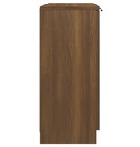 VidaXL Dressoir 60x30x70 cm bewerkt hout bruin eikenkleur