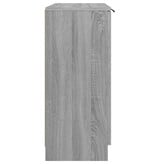 VidaXL Dressoir 60x30x70 cm bewerkt hout grijs sonoma eiken