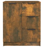 VidaXL Dressoir 60x30x70 cm bewerkt hout gerookt eikenkleurig