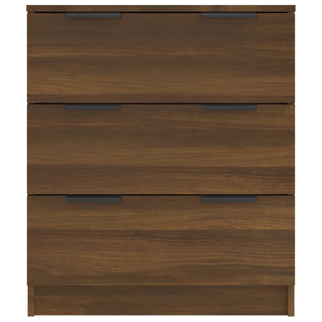 VidaXL Dressoir 60x30x70 cm bewerkt hout bruin eikenkleur