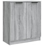 VidaXL Dressoir 60x30x70 cm bewerkt hout grijs sonoma eiken