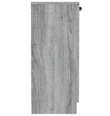 VidaXL Dressoir 60x30x70 cm bewerkt hout grijs sonoma eiken