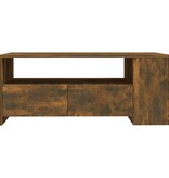 VidaXL Salontafel 102x55x42 cm bewerkt hout gerookt eikenkleurig