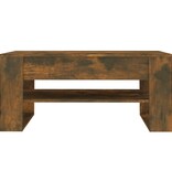 VidaXL Salontafel 102x55x45 cm bewerkt hout gerookt eikenkleurig