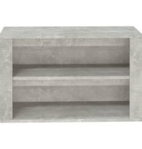 VidaXL Schoenenkast 75x35x45 cm bewerkt hout betongrijs
