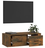 VidaXL Tv-hangmeubel 80x36x25 cm bewerkt hout gerookt eikenkleurig