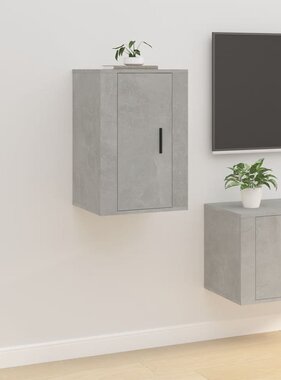 VidaXL Tv-wandmeubel 40x34,5x60 cm betongrijs