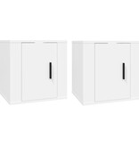 VidaXL Tv-wandmeubels 2st 40x34,5x40 cm wit