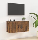 VidaXL Tv-wandmeubel 80x34,5x40 cm gerookt eikenkleurig