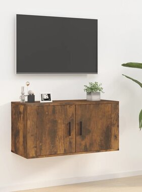 VidaXL Tv-wandmeubel 80x34,5x40 cm gerookt eikenkleurig