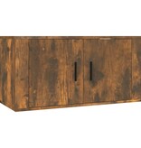 VidaXL Tv-wandmeubel 80x34,5x40 cm gerookt eikenkleurig