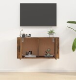 VidaXL Tv-wandmeubel 80x34,5x40 cm gerookt eikenkleurig