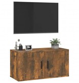 VidaXL Tv-wandmeubel 80x34,5x40 cm gerookt eikenkleurig