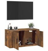 VidaXL Tv-wandmeubel 80x34,5x40 cm gerookt eikenkleurig