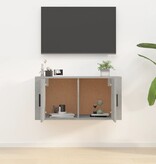VidaXL Tv-wandmeubel 80x34,5x40 cm betongrijs