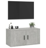 VidaXL Tv-wandmeubel 80x34,5x40 cm betongrijs