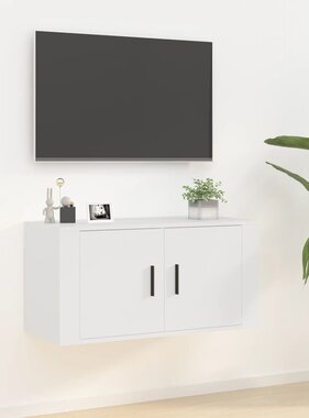 VidaXL Tv-wandmeubel 80x34,5x40 cm wit