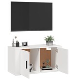 VidaXL Tv-wandmeubel 80x34,5x40 cm wit