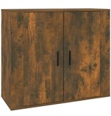 VidaXL Dressoir 80x33x70 cm bewerkt hout gerookt eikenkleurig