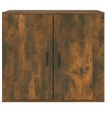 VidaXL Dressoir 80x33x70 cm bewerkt hout gerookt eikenkleurig