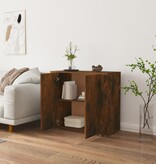 VidaXL Dressoir 80x33x70 cm bewerkt hout gerookt eikenkleurig